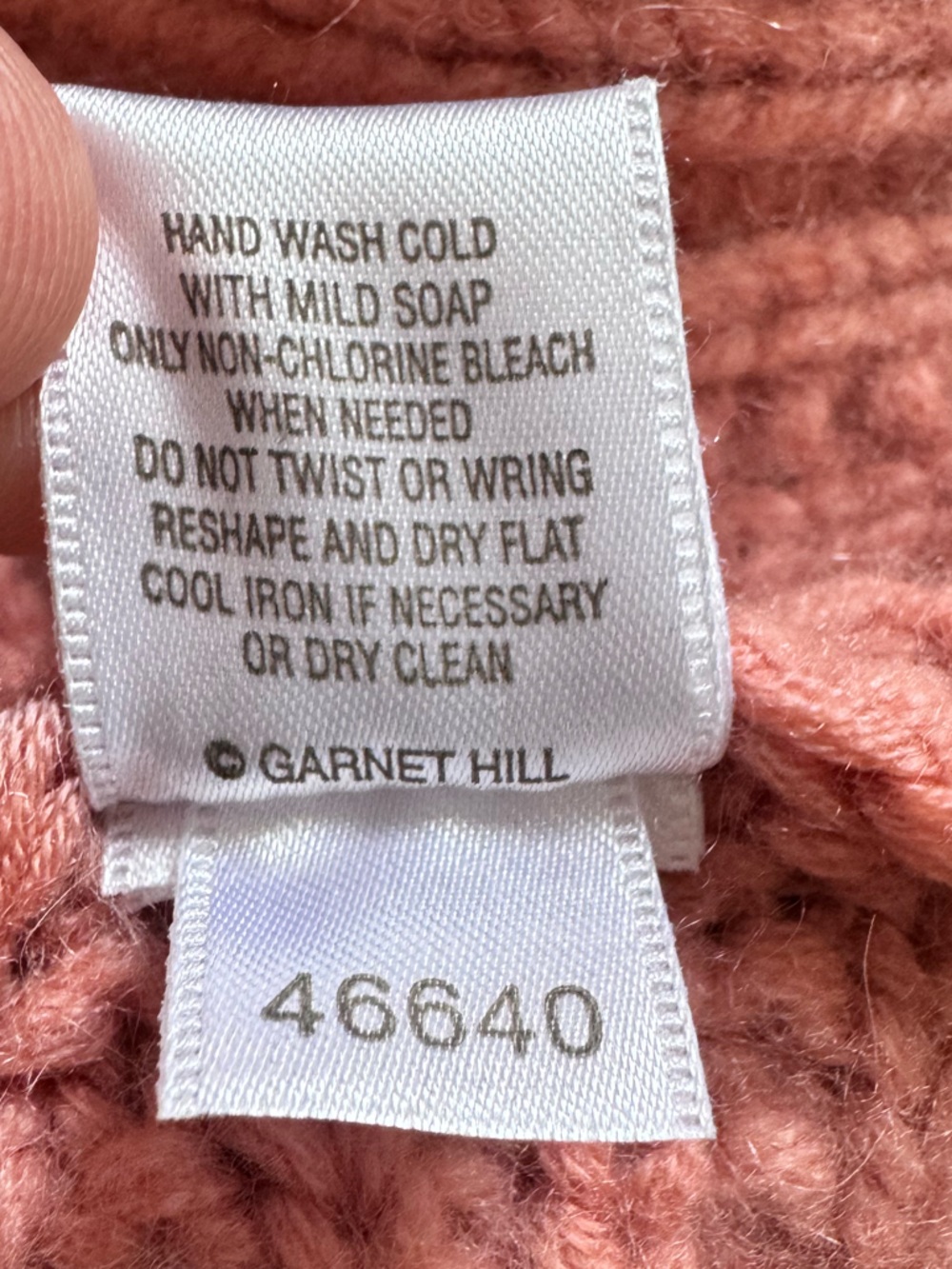 Garnet Hill Chunky Textured Cashmere Turtleneck Sweater Women’s size small - Picture 8 of 11